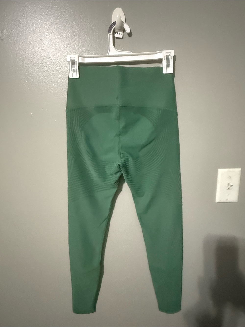 Fanka Body Sculpt Leggings Reversible High Rise Tummy Control Green size M - Picture 5 of 7